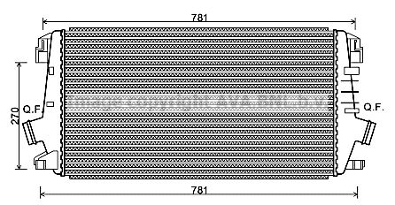 AVA QUALITY COOLING Starpdzesētājs OL4550